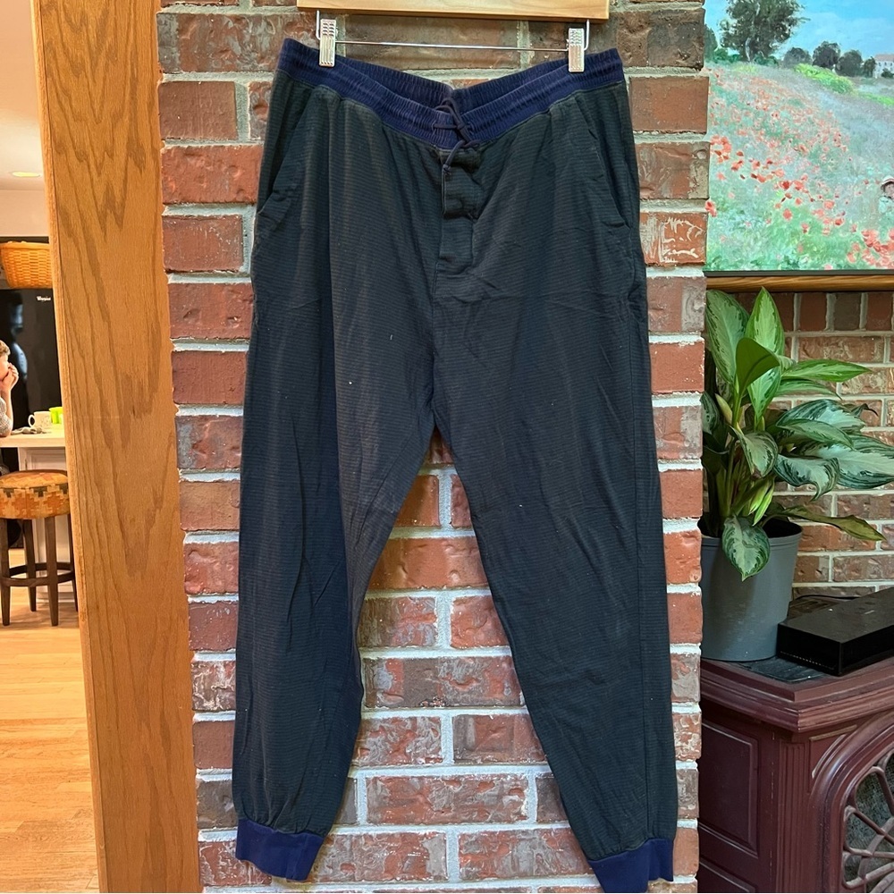 J. Crew Men's Black and Navy Joggers